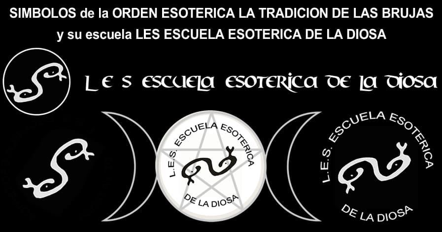 Diversos símbolos de la Tradición de las Brujas, orden esotérica de Argentina.